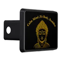 Golden Buddha Statue in Calm Setting Hitch Cover