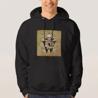 Jolly Roger Monogram Initial Hoodie