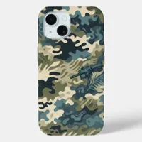 Timber Duck Camo Classic patern iPhone 15 Case