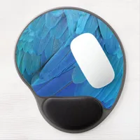 I'm blue - Cool feather design Gel Mouse Pad