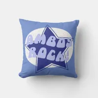 Ambos Rock Funny Blue Ambulance Driver Throw Pillow