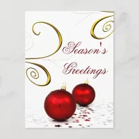 Corporate Christmas Greeting PostCards