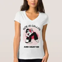 Wine is Calling and I Must Go | Drinking Humor T-Shirt