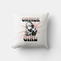 Gamer Girl | Gaming Throw Pillow