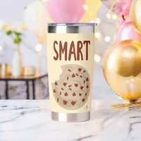 Smart Cookie Cute Happy Dessert Time Design Insulated Tumbler