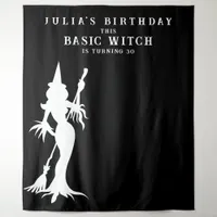 Basic Witch Halloween Birthday Party Backdrop