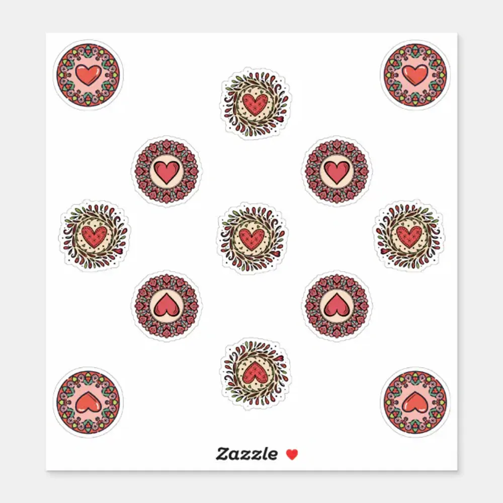 Valentine ai stickers