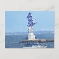 Postcard - Dragon on LA Harbor Light