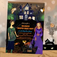 HALLOWEEN HAUNTED HOUSE PARTY INVITATION