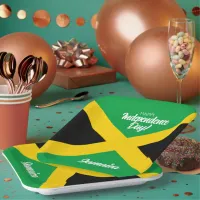 Jamaican Independence Day Jamaica National Flag Paper Plates