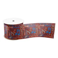 Born to Dance Blue/White/Any Color ID277 Satin Ribbon