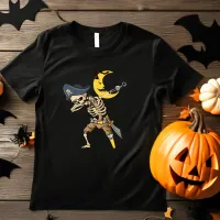  Funny Halloween Dabbing Skeleton Costume T-Shirt