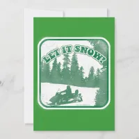 Let It Snow Holiday Card