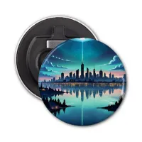 Out of this World - Magical Nighttime Skyline Bottle Opener