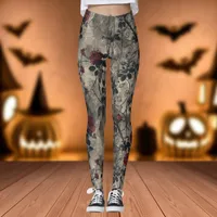 Gothic Rose Vine  Leggings