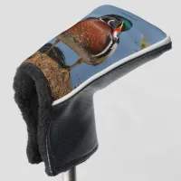 Beautiful Pensive Wood Duck in the Marsh Golf Head Cover
