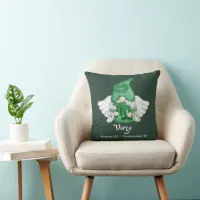 Gnome Virgo Astrology Sign Angel Throw Pillow