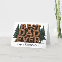 *~* AP86 Photo Best DaD Ever  Father's Day Card