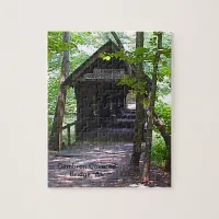 Cambron Covered Bridge, Madison County, Alabama Jigsaw Puzzle