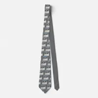 Funny Eagles and Seagull Necktie