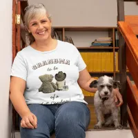 Grandma to be of a Lil' Cowboy & Teddy Bear T-Shirt