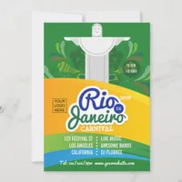 Rio de Janeiro Carnival custom add logo and photo