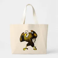 Cartoon Cool Looking Eagle Tote Bag