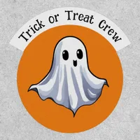 Cute Halloween Ghost - Trick or Treat Crew Patch