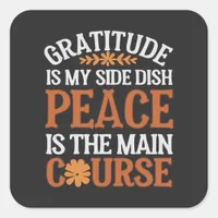 Gratitude & Peace Sticker Sheet - Customizable