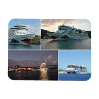 AIDAluna Cruise Ship Collage Magnet