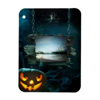 Spooky Halloween Santa Monica Pier Magnet