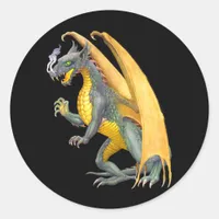 Fire Breathing Dragon Sticker