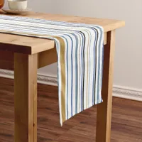 Beach Color Stripes Long Table Runner