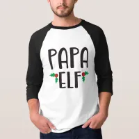 Papa Elf Family Christmas Gift T-Shirt