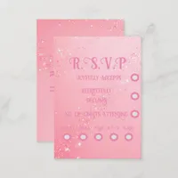 Elegant Sparkle Wedding  Enclosure Card