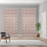 Red Cherries Graphic All Over Pattern 50x96 Inch Sheer Curtains