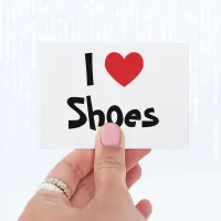 I Love Shoes Business Card