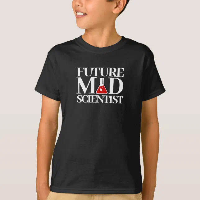 Funny Future Mad Scientist with Chemistry Beaker T-Shirt