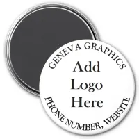 Add Your Logo and Business Information Small Magnet