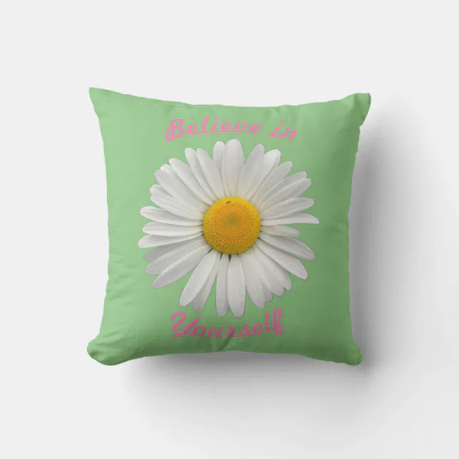 Daisy  throw pillow