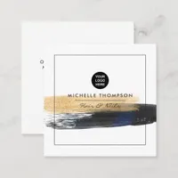 Glitter Galaxy Brushstrokes Business Card