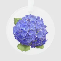 Blue Hydrangea Flower Ornament