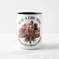 Just a Girl who loves Halloween Mug