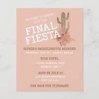 Budget Final Fiesta Itinerary Bachelorette Party