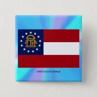Georgia State Flag Button