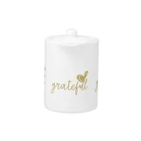 grateful heart teapot