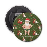 Funny Dirty Santa Christmas Collection Paper Cups Bottle Opener