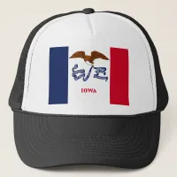 State Flag of Iowa Trucker Hat