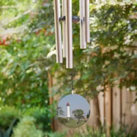 Guiding Lights: Long Beach Lighthouse Serenity Wind Chime