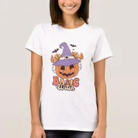 Retro Basic Witch - Halloween T-Shirt